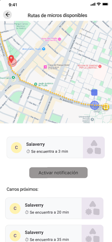 Pantalla principal de búsqueda